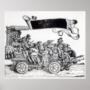 Póster Escena de la procesión triunfal de Maximilian