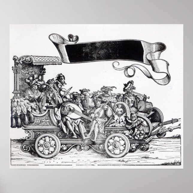 Póster Escena de la procesión triunfal de Maximilian (Frente)