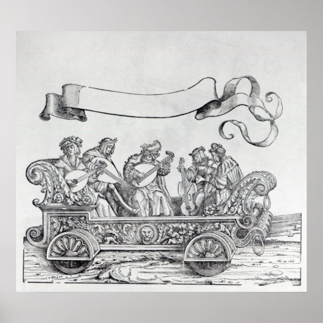 Póster Escena de la procesión triunfal de Maximilian (Frente)