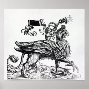 Póster Escena de la procesión triunfal de Maximiliano