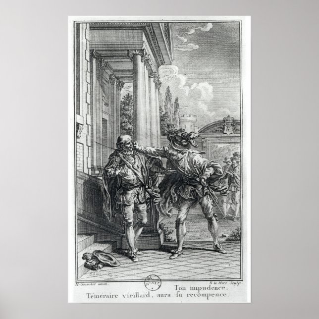 Póster Escena de lucha (Frente)