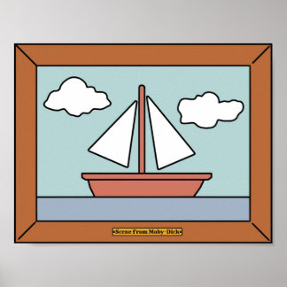 Póster Escena de MobyDick