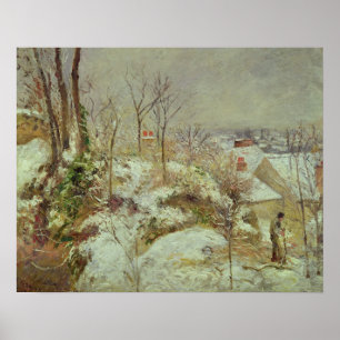 Póster Escena de nieve