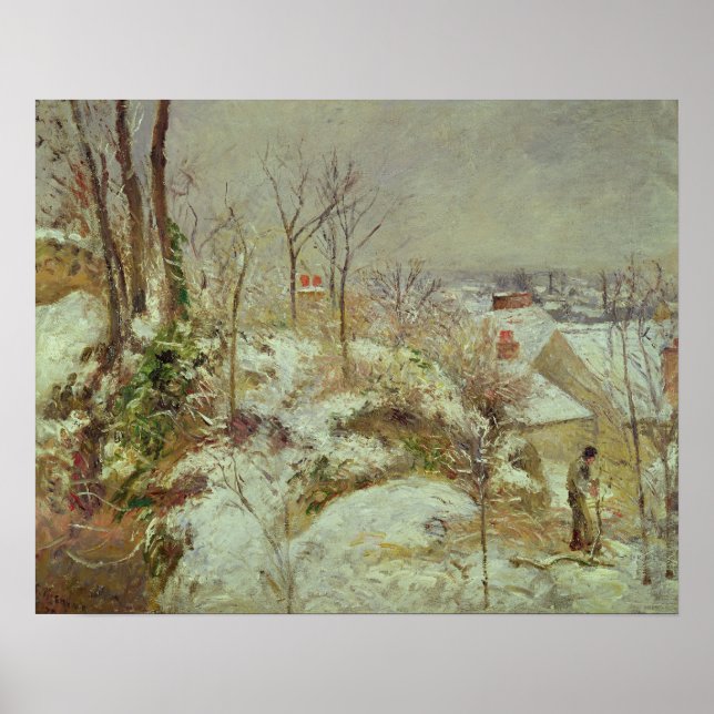 Póster Escena de nieve (Frente)