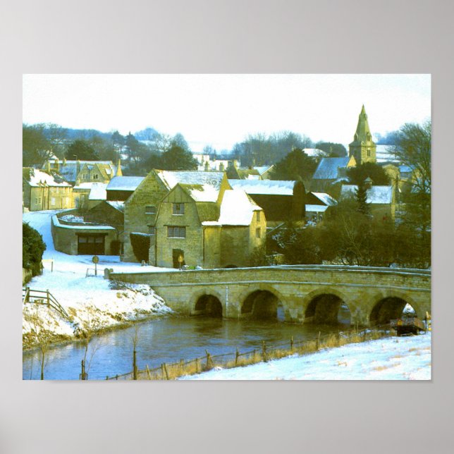 Póster Escena de nieve de Duddington (Frente)
