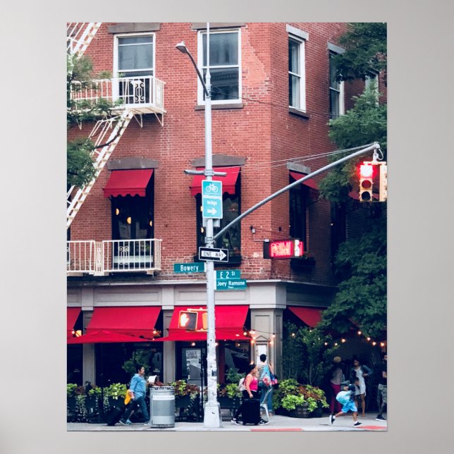 Póster Escena de Nueva York (Frente)