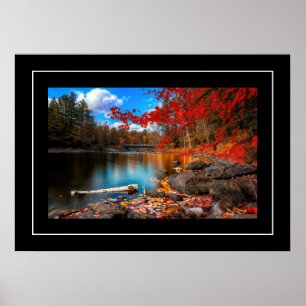 Póster Escena de otoño-poster