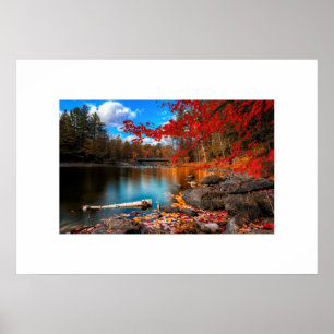 Póster Escena de otoño-poster
