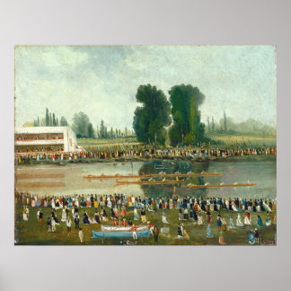 Póster Escena de remo - Bella Artes E. Levy