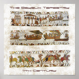 Póster Escena De Tapiz De Bayeux