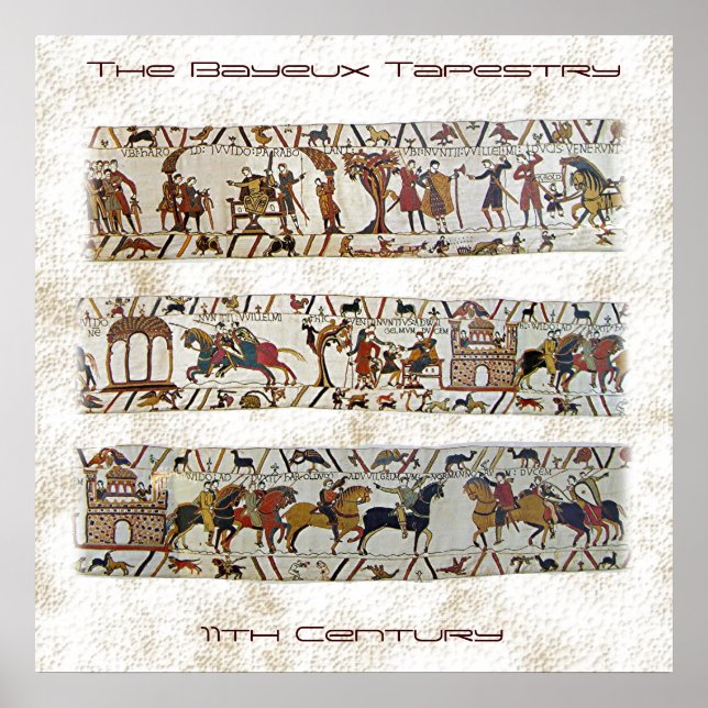 Póster Escena De Tapiz De Bayeux (Frente)