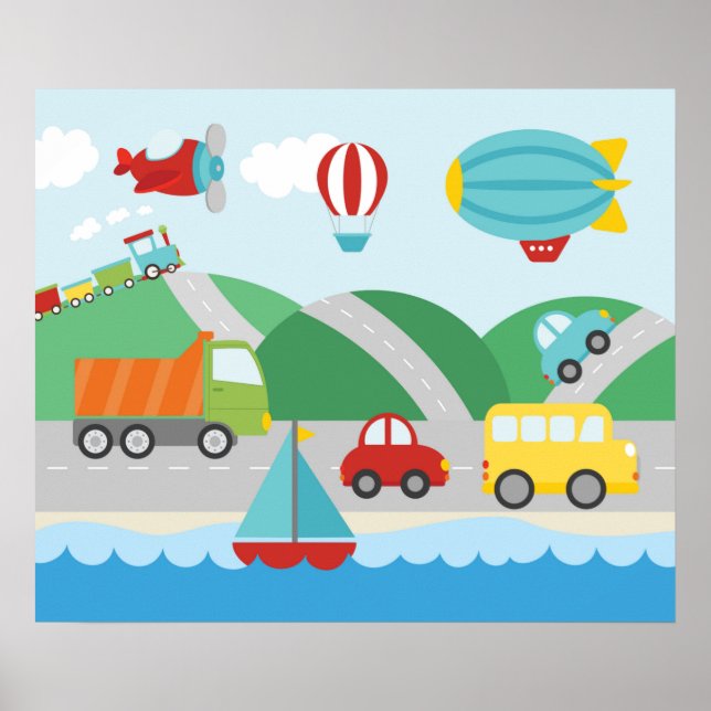 Póster Escena de transporte (Frente)