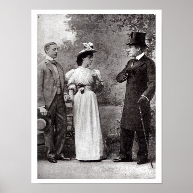 Póster Escena de una presentación de La importancia del b (Frente)