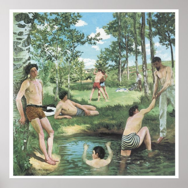 Póster Escena de verano, 1869 (Frente)