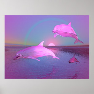 Póster escena del agua de la fantasía del agua 3D