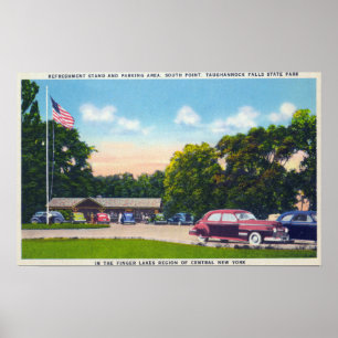 Póster Escena del área de estacionamiento de South Point