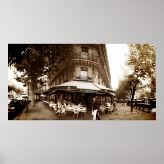 Póster Escena del café de París (I) - Panorama