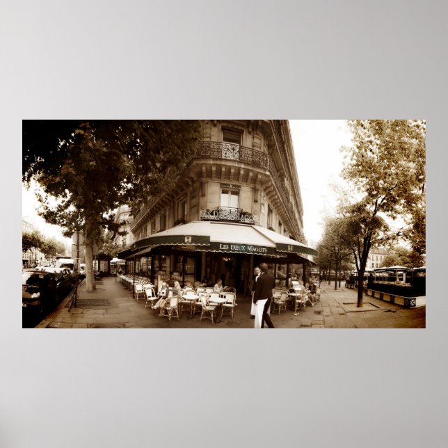 Póster Escena del café de París (I) - Panorama (Frente)