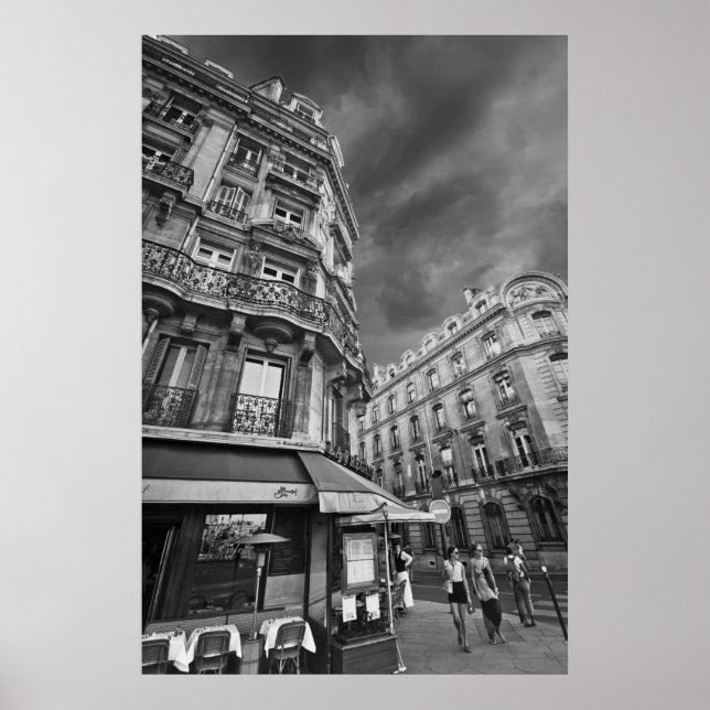 Póster Escena del café de París (IV) (Frente)