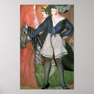 Póster Escena del circo, 1917