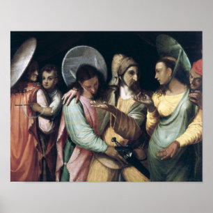 Póster Escena del dell'Arte de Commedia, c.1765