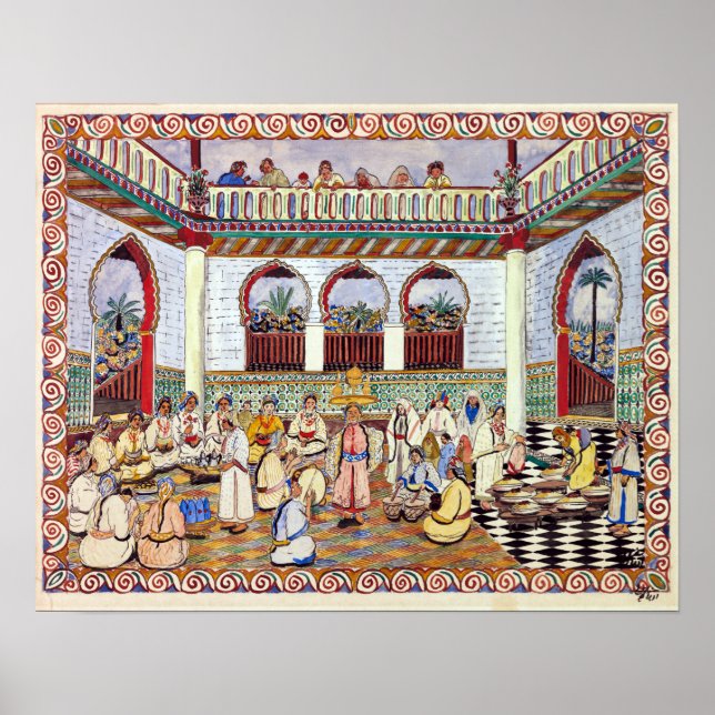 Póster Escena del Festival Mohammed Ben Ali Rbati (Frente)