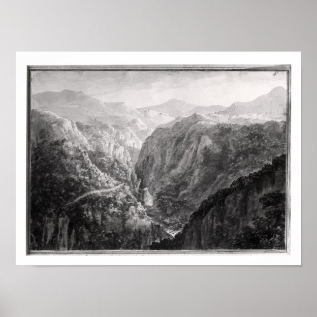 Póster Escena del Inn at Devil's Bridge with the Fall (Frente)