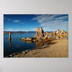 Póster Escena del lago Mono