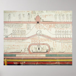Póster Escena del libro de Amduat