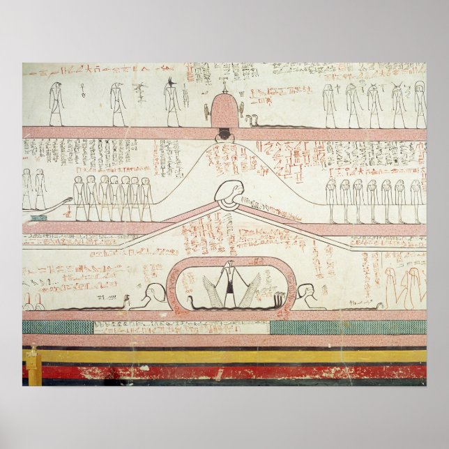 Póster Escena del libro de Amduat (Frente)