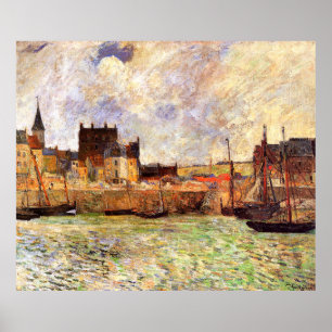 Póster Escena del puerto de Paul Gauguin, Dieppe