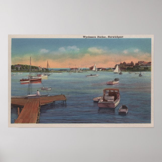 Póster Escena del puerto de Wychmere (Frente)