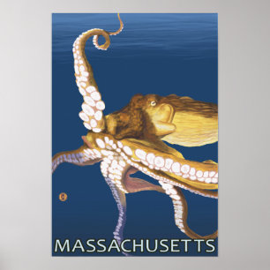 Póster Escena del pulpo de Massachusetts