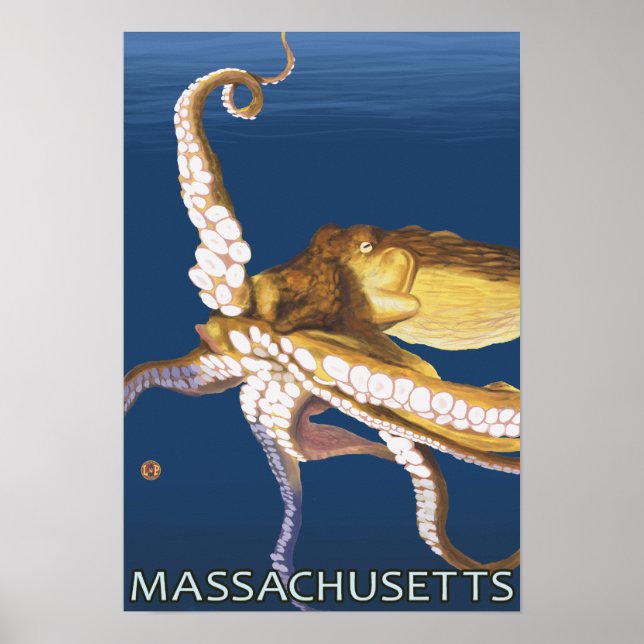 Póster Escena del pulpo de Massachusetts (Frente)