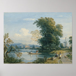 Póster Escena del río