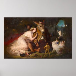 Póster Escena del sueño de una noche de verano