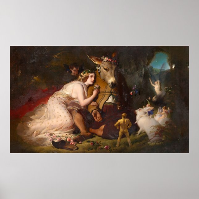 Póster Escena del sueño de una noche de verano (Frente)