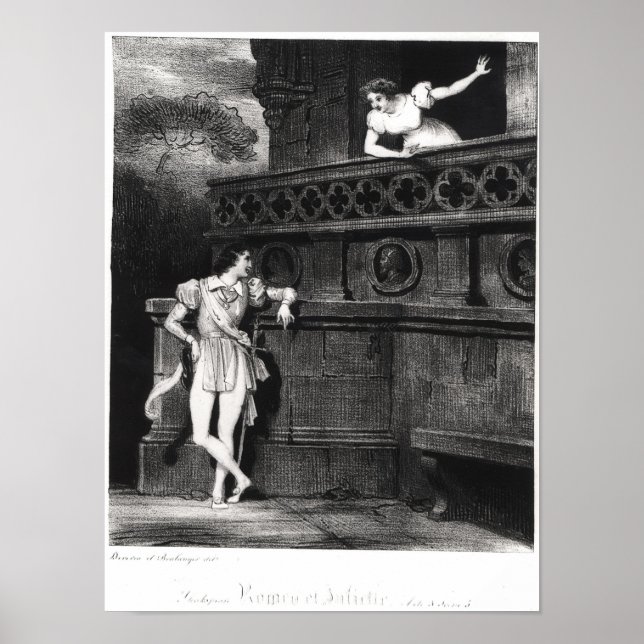 Póster Escena del Tercer acto de 'Romeo y Julieta' (Frente)