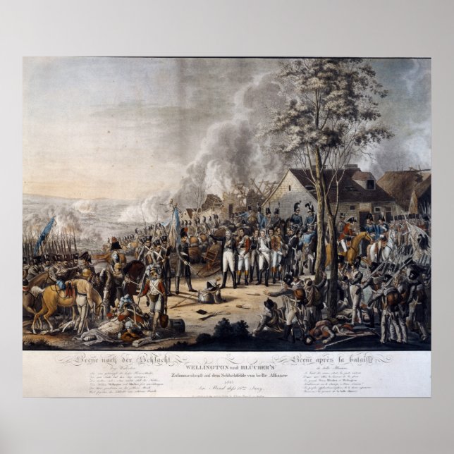 Póster Escena después de la batalla de Waterloo (Frente)