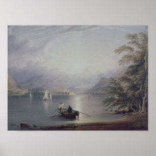 Póster Escena en el distrito Lake de Inglaterra