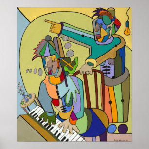 Póster "Escena en tiempo real" por Ruchell Alexander