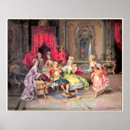 Póster Escena Fiesta del siglo XVIII