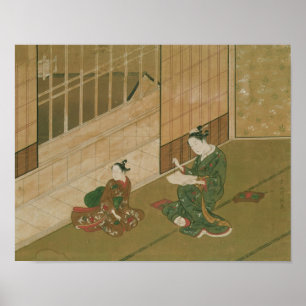 Póster Escena interior, c.1730