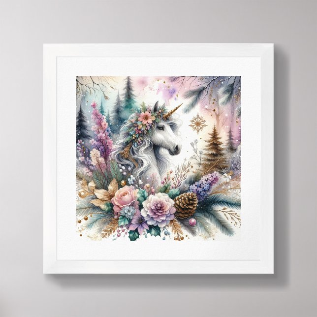 Póster Escena mágica unicornio de invierno 2 (Subido por el creador)