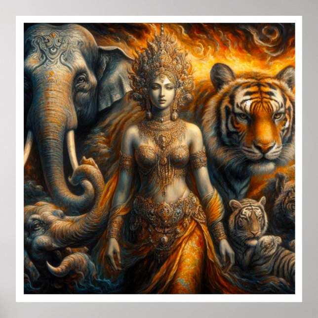 Póster Escena mística espiritual (Frente)