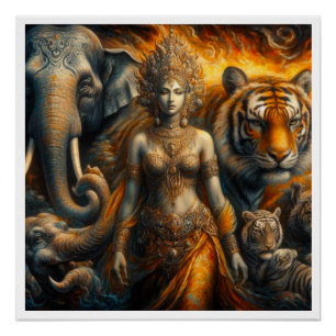 Póster Escena mística espiritual