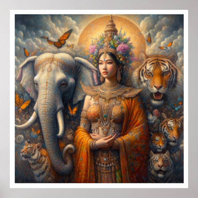 Póster Escena mística espiritual (Frente)