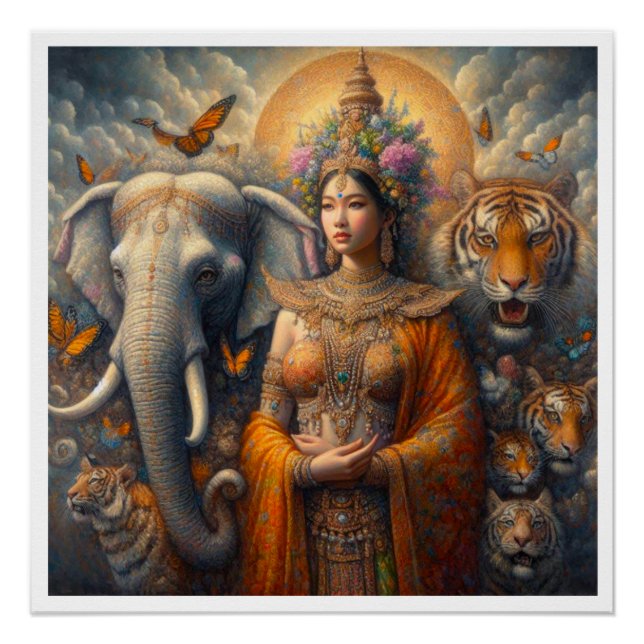 Póster Escena mística espiritual (Anverso)