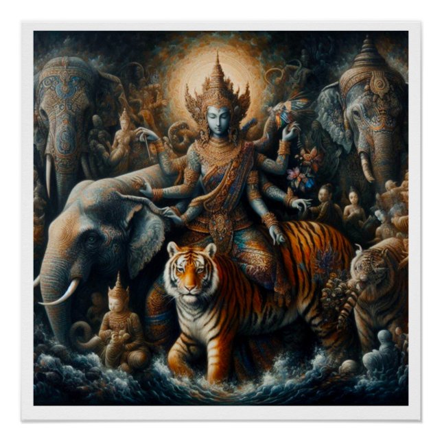 Póster Escena mística espiritual (Anverso)