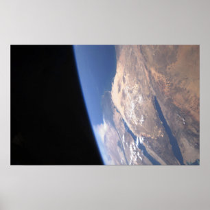 Póster Escena oblicua alta